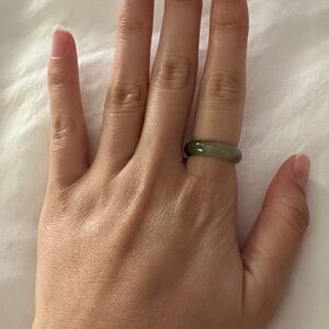 Elegant Green Jade Ring